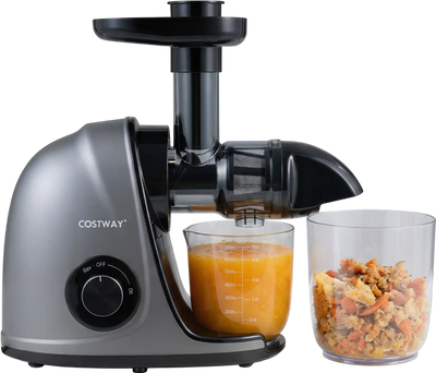 Costway Cold Press Juicer Machine 2-Speed 95% High Yield 84847343 New