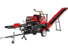 Firewood Log Splitter Processor with Conveyor,  20ton Splitting Force 24" x 15" Log Capacity,  18" Chainsaw,  HLS20