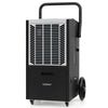 140 pints commercial dehumidifier with pump, 4 wheels, and touch control panel for crawl spaces up to 4500 sq.ft.