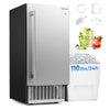 Commercial Ice Maker 110 lbs/24H Undercounter Ice Machine with 25 lbs Storage Capacity - Gallery View 1 of 11
