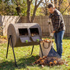Compost Tumbler 37.5 Gallon Large Outdoor Compost Bin-Coffee - Gallery View 1 of 10