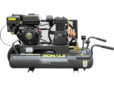 Schulz Air Compressor 5.5 HP 15 CFM 140 PSI Twin Tank 5.5GH8TT15X New