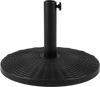 Concrete Patio Umbrella Base with Rattan Pattern for Lawn