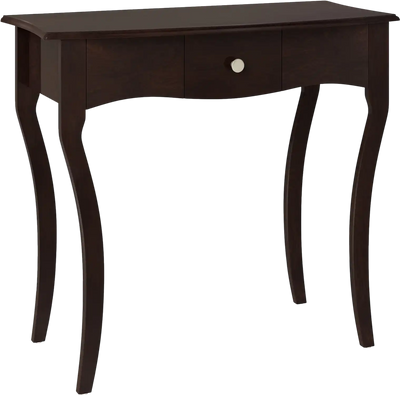 Costway Console Table w/ Drawer Solid Wood Frame 90309335 New