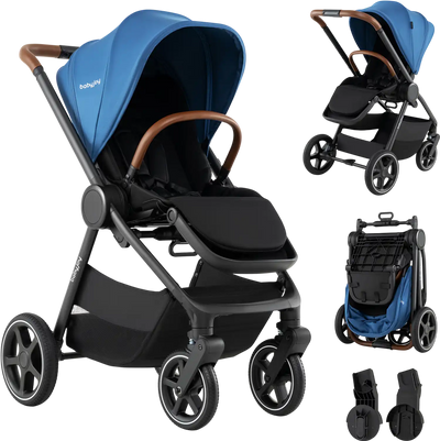 Costway Convertible Travel Baby Stroller w/ Car Seat Adapters 93027035 New