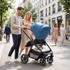 Convertible Travel Baby Stroller with Car Seat Adapters-Blue - Gallery View 1 of 10