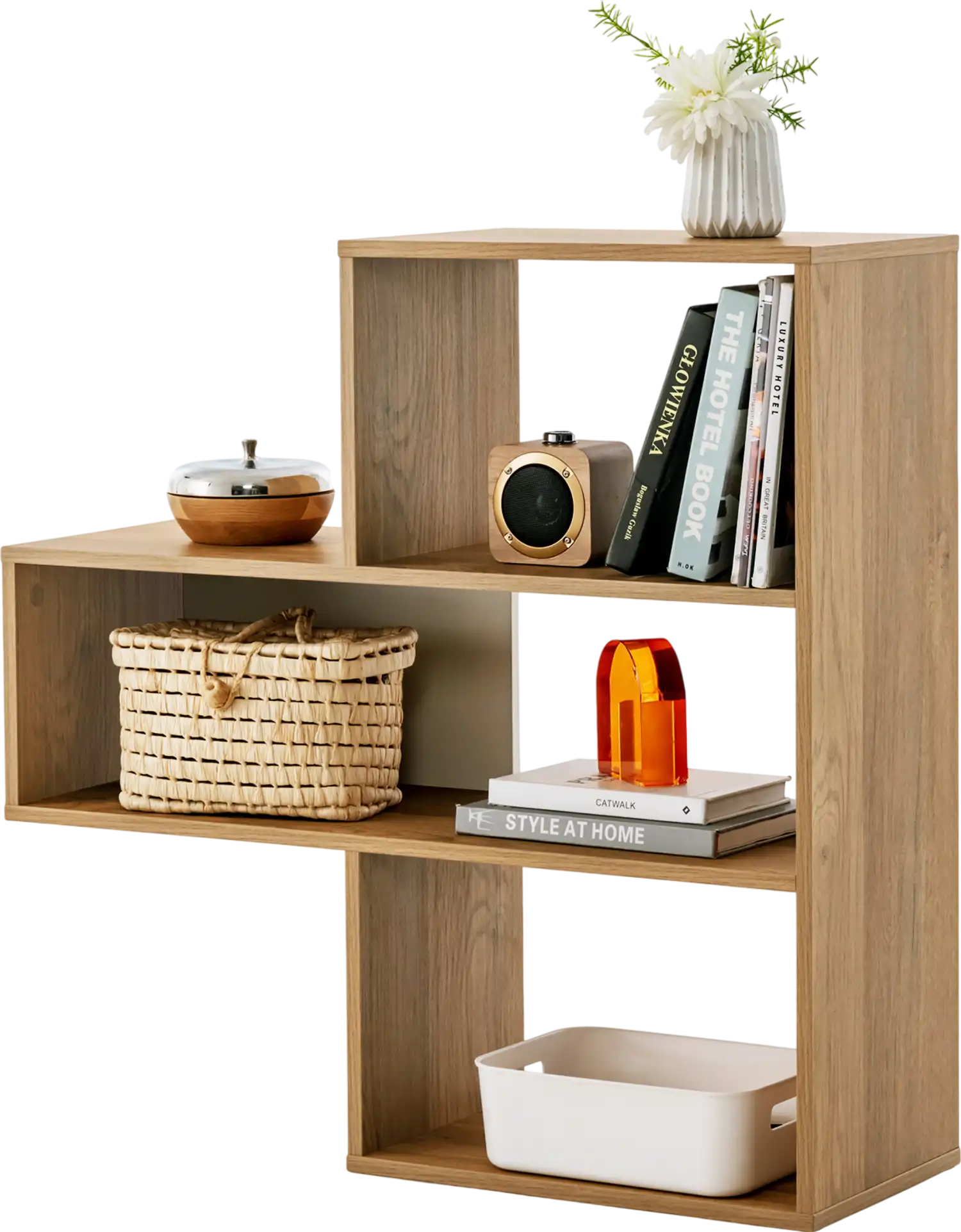 Costway 3-Shelf Open Bookcase Bookshelf Room Organizer 53298476 New