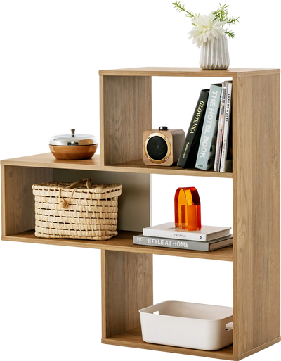 Costway 3-Shelf Open Bookcase Bookshelf Room Organizer 53298476 New