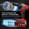 Arccaptain Impact Wrench 20V Brushless Cordless with Socket Set New