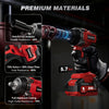 Arccaptain Impact Wrench 20V Brushless Cordless with Socket Set New