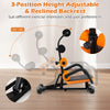 Core Fitness Abdominal Trainer with adjustable height and reclined backrest for versatile workouts at home or gym.