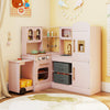 Corner Kitchen with Lights and Sounds for Kids Ages 3+-Pink - Gallery View 1 of 12
