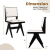Black swivel dining chair with rubber wood frame and white faux sherpa upholstery, ideal for kitchen or living room use.
