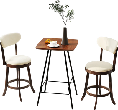 Costway Counter Height Bar Stools Set of 2 25.5