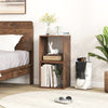 Cube Storage Organizer Set of 2 for Living Room Bedroom Study-Rustic Brown - Gallery View 1 of 11