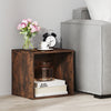 Cube Storage Organizer Stackable Open Book Shelf Wooden Display Shelving Unit-Rustic Brown - Gallery View 1 of 9