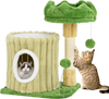 Cute Cat Tree with Sisal Scratching Posts and Dangling Ball