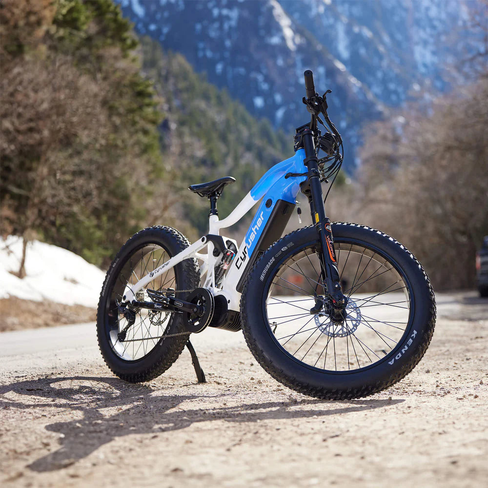 Cyrusher Trident Electric Bike Mid-Drive 28 MPH 75 Mile Range 1000W New