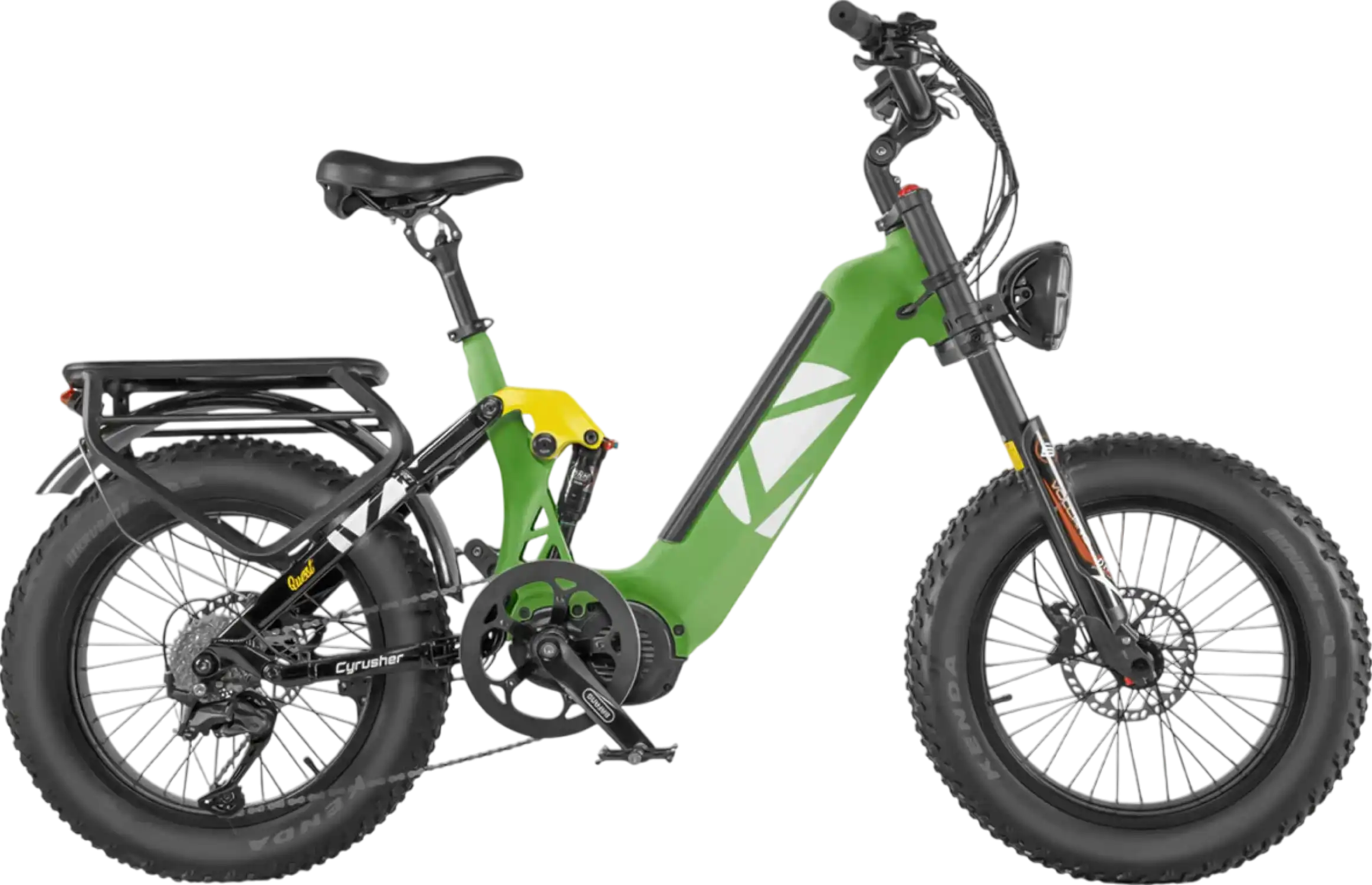 Cyrusher Quest Electric Bike Mid-Drive Step-Through 28 MPH 80 Mile Range 1000W New