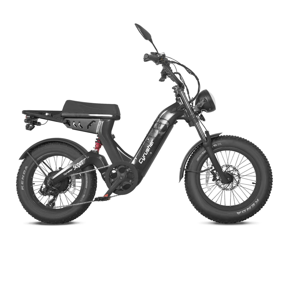 Cyrusher Scout Electric Bike Moped Style Step-Through 28 MPH 56 Mile Range 1000W New