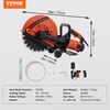 Vevor Electric Concrete Saw 14" Circular Saw 5" Cutting Depth Wet/Dry Cutter 3200W 15A Motor New