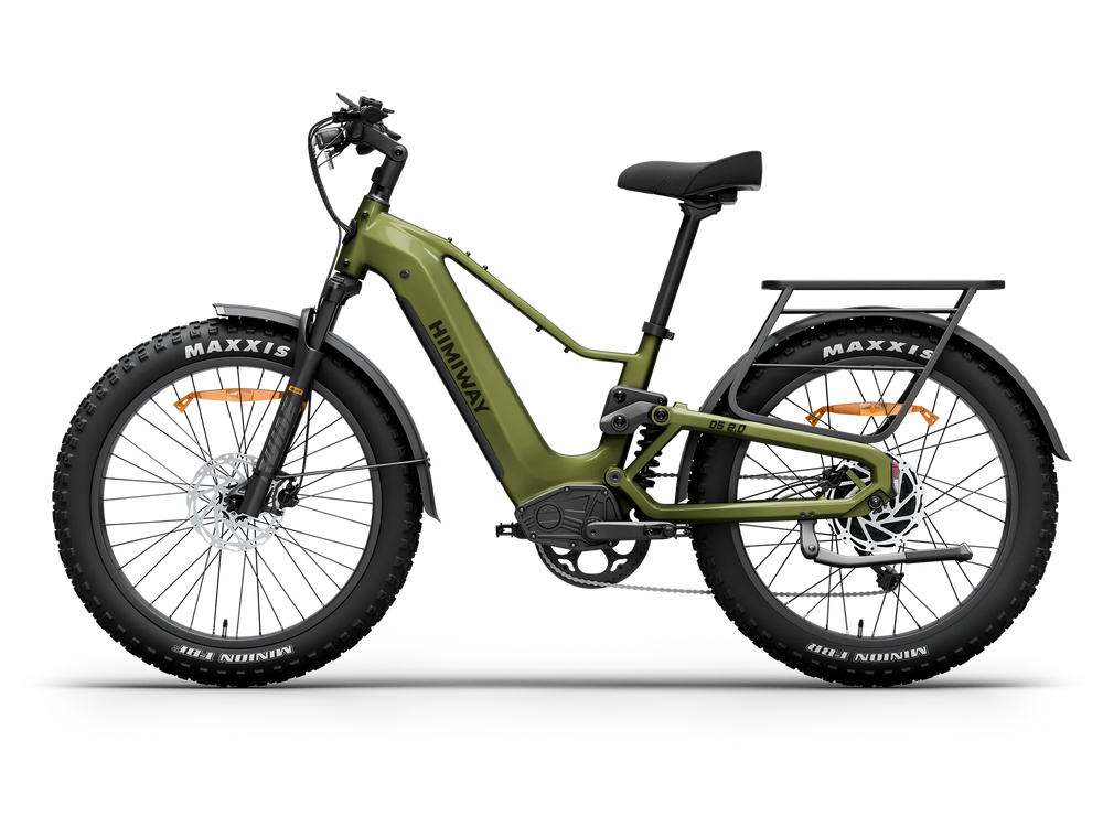 Himiway D5 2.0 Electric Bike 70 Mile Range 28 MPH Step Over 48V 750W New