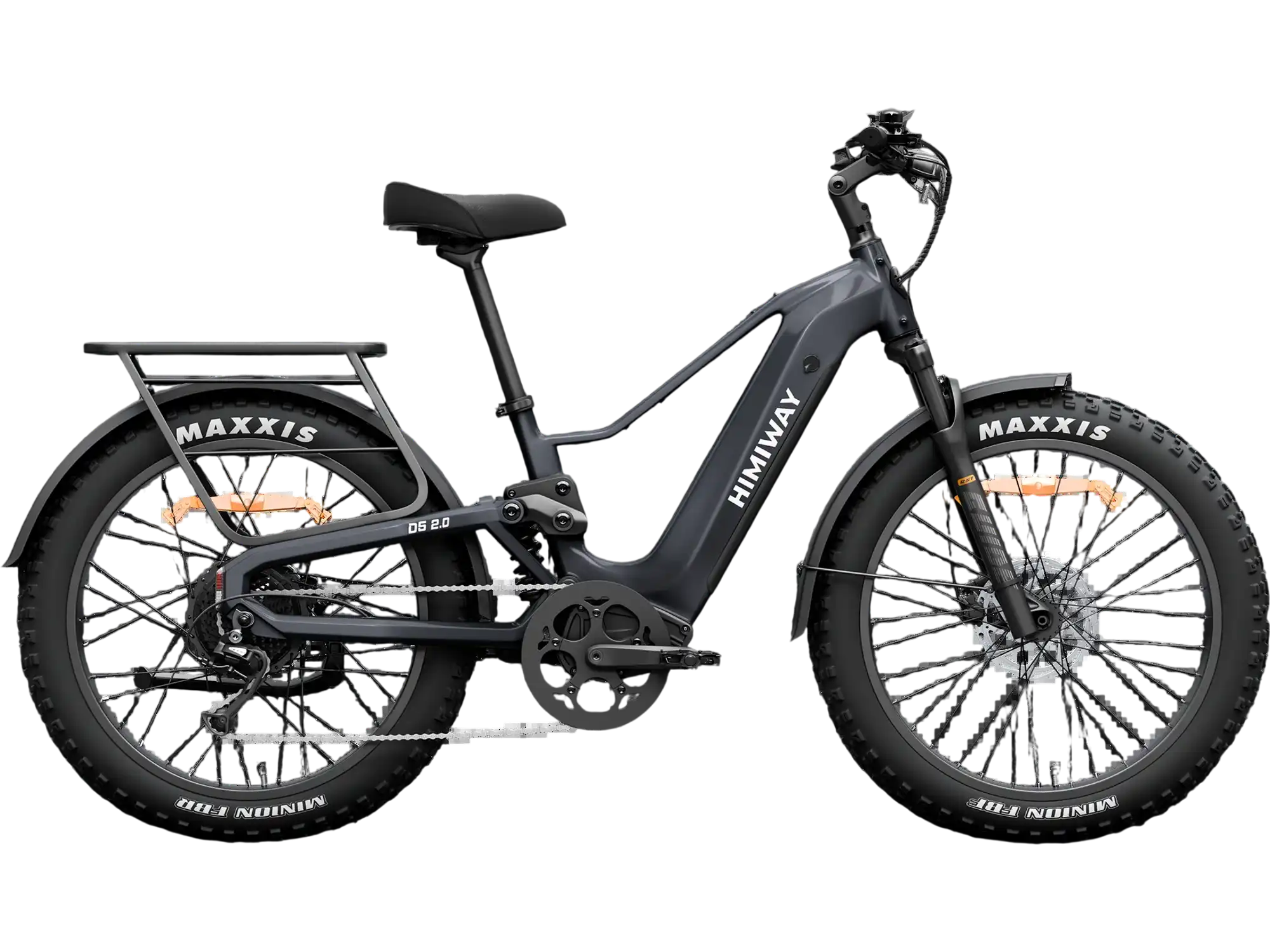 Himiway D5 2.0 Electric Bike 70 Mile Range 28 MPH Step Over 48V 750W New