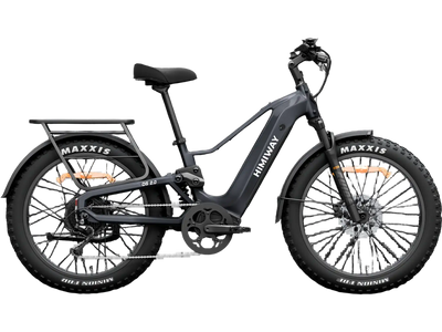 Himiway D5 2.0 Electric Bike 70 Mile Range 28 MPH Step Over 48V 750W New