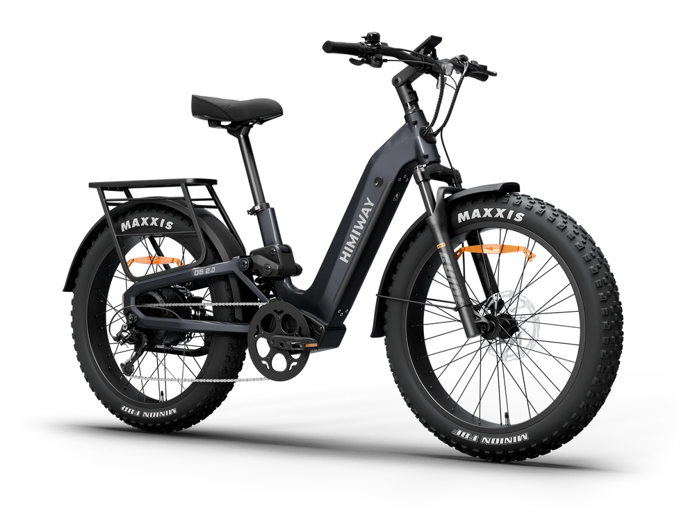 Himiway D5 2.0 Electric Bike 70 Mile Range 28 MPH Step Thru 48V 750W New
