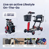 Vocic D91 Mobility Scooter Lightweight Folding 15.5 Mile Range 270W 4.9 MPH New