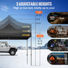 Vevor Pop Up Canopy Tent 10' x 10' Waterproof with Removable Sidewalls UV-Resistant Outdoor New