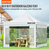 Vevor Pop Up Canopy Tent 10' x 10' Waterproof with Removable Sidewalls UV-Resistant Outdoor New