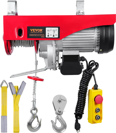 Vevor Electric Hoist 2200 Lbs 1600W 110V Lifting 40' Single Cable 14' Wired Remote Control New