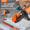 Vevor Electric Concrete Saw 7" 2000W Power 2.5" Max Cutting Depth Wet/Dry Cutter with Water Line New