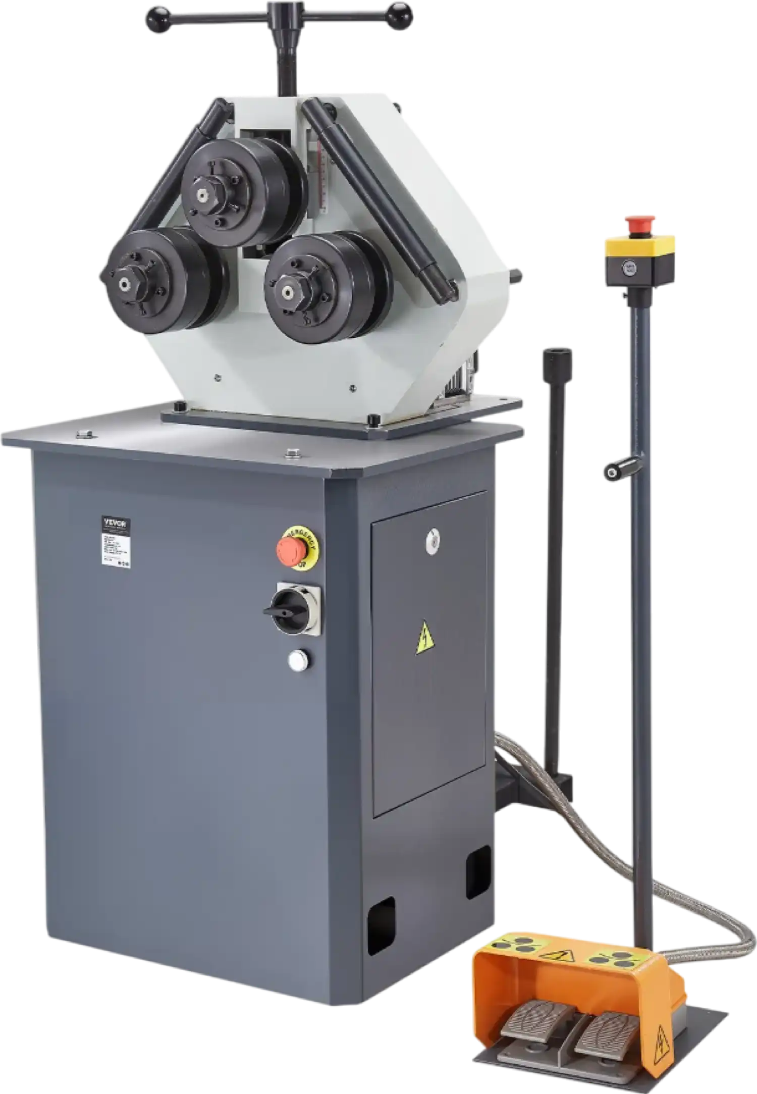 Vevor Electric Pipe and Tube Bender 3-Roller 750W 180° Max Bend 220V 3-Phase New