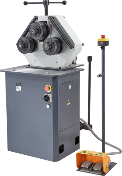 Vevor Electric Pipe and Tube Bender 3-Roller 750W 180° Max Bend 220V 3-Phase New