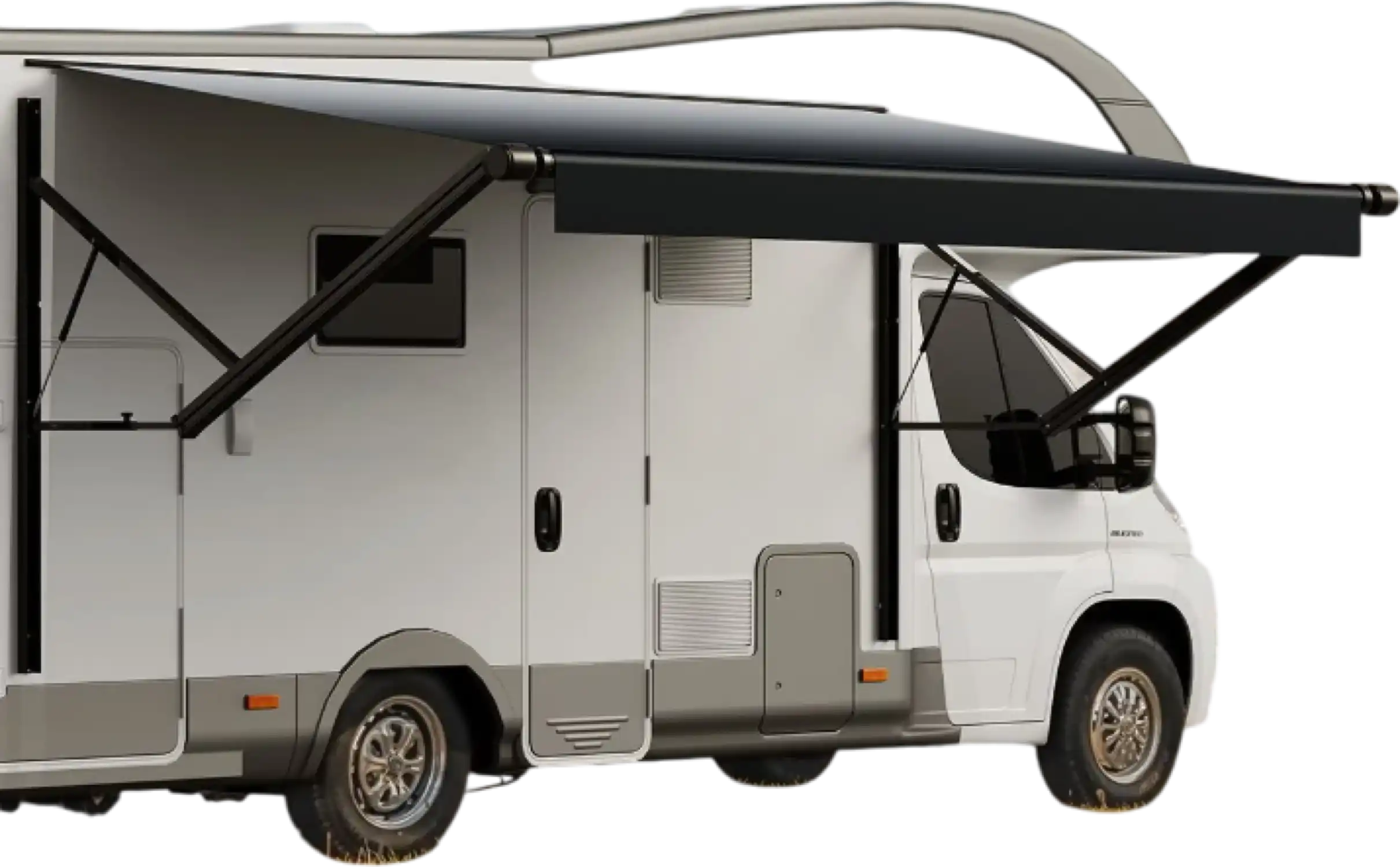 Vevor Electric RV Retractable Awning 18' with 4-Layer Vinyl Fabric and Aluminum Frame New