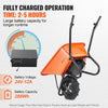 Vevor Electric Wheelbarrow Cart 4 Cu. Ft. 500W Single Wheel 330 Lbs Capacity New