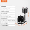 Vevor Electric Glass Washer 5-Brush  360° Cleaner 600 Glasses/Hour New