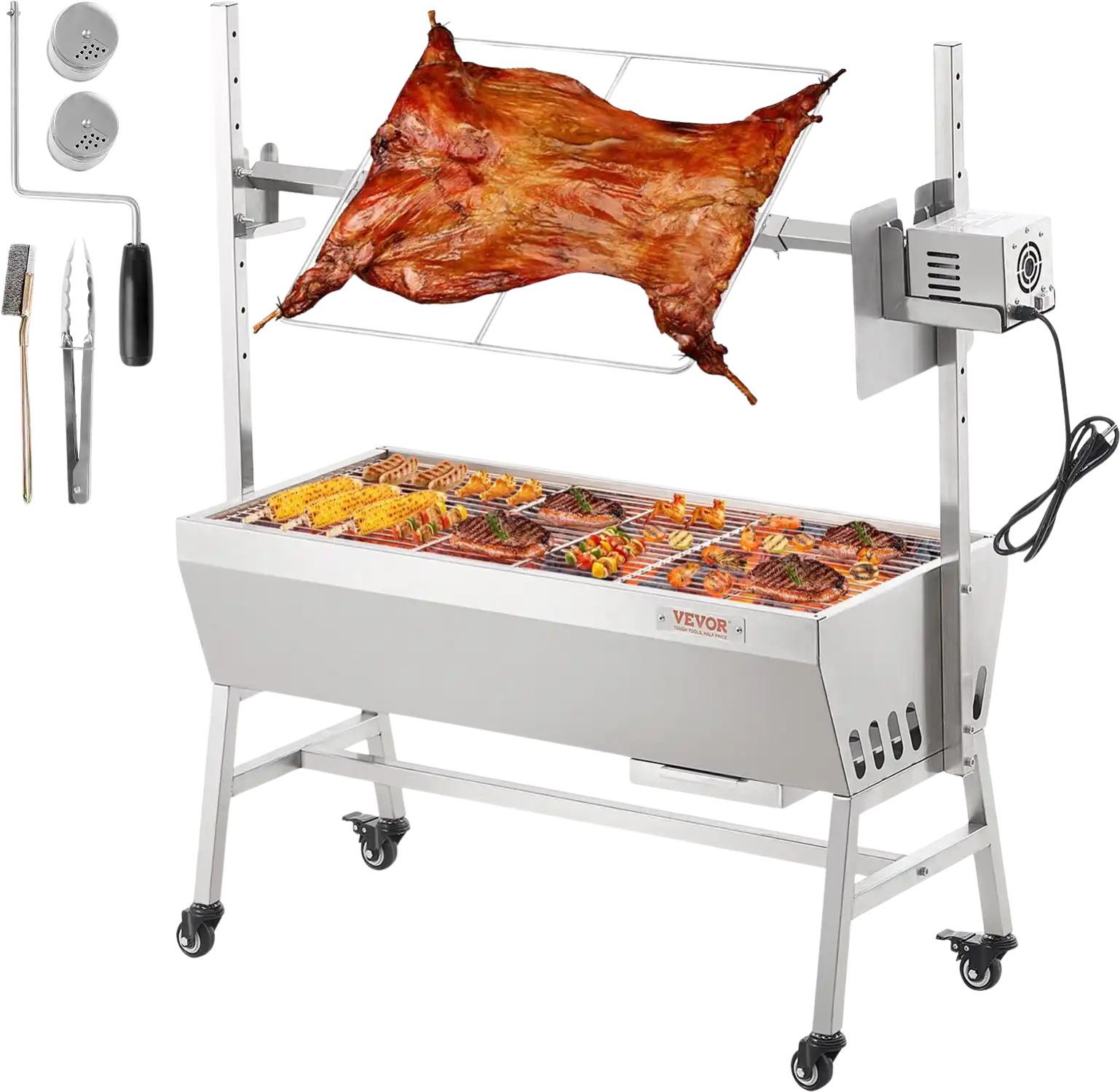 Vevor Spit Rotisserie BBQ Grill 37