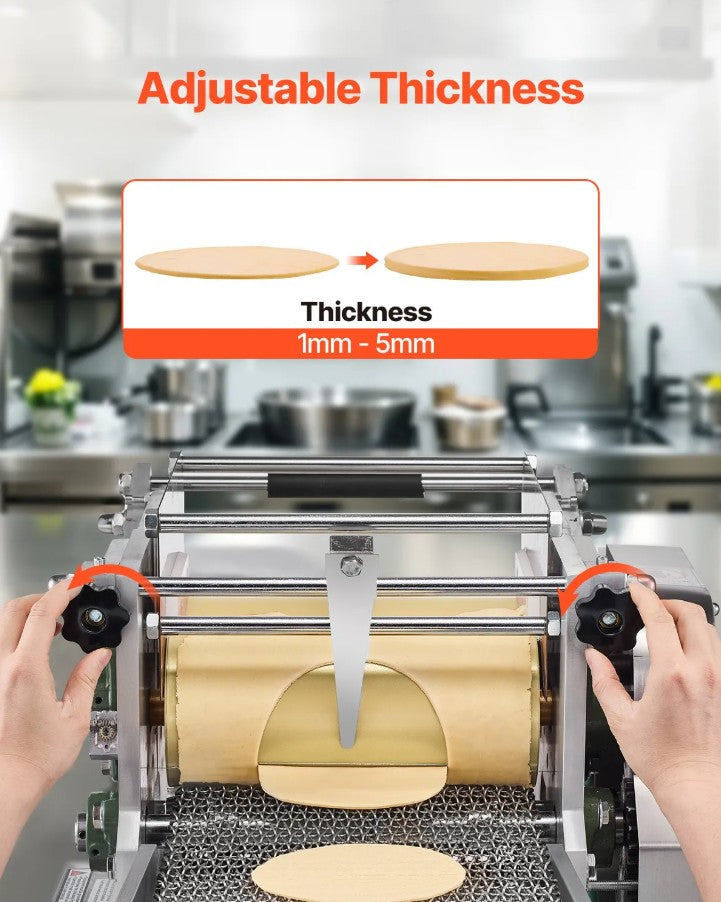 Vevor Automatic Electric Tortilla Maker 4" and 6" Molds Adjustable Thickness New