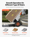 Vevor Electric Dolly 440 Lbs Stair Climbing System 400W Dual Speed with Adjustable Folding Handle New
