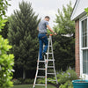 Vevor Telescoping A-Frame Ladder 13' Aluminum 330 Lb Capacity with Wheels New
