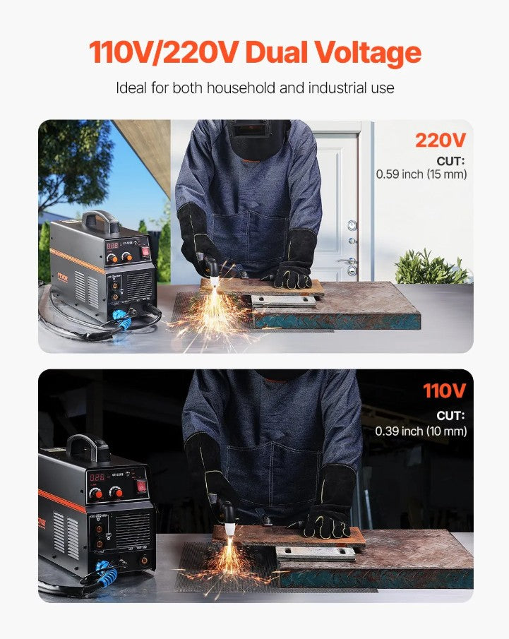 Vevor 3-in-1 Plasma Cutter and Welder Combo CT-520E TIG/MMA 110/220V New