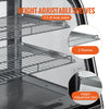 Vevor Refrigerated Display Case 4.2 Cu Ft 2-Tier LED Lighting Auto Defog 35.6–42.8°F New