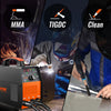 Vevor Welder 3-in-1 HF TIG Stick Clean 210A 110/220V Dual Voltage IGBT Inverter and Torch New