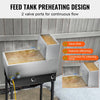 Vevor Maple Syrup Evaporator Pan Stainless Steel with Valves and Thermometer New