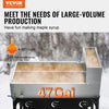 Vevor Maple Syrup Evaporator Pan 47 Gal Capacity Stainless Steel with Valves and Thermometer New