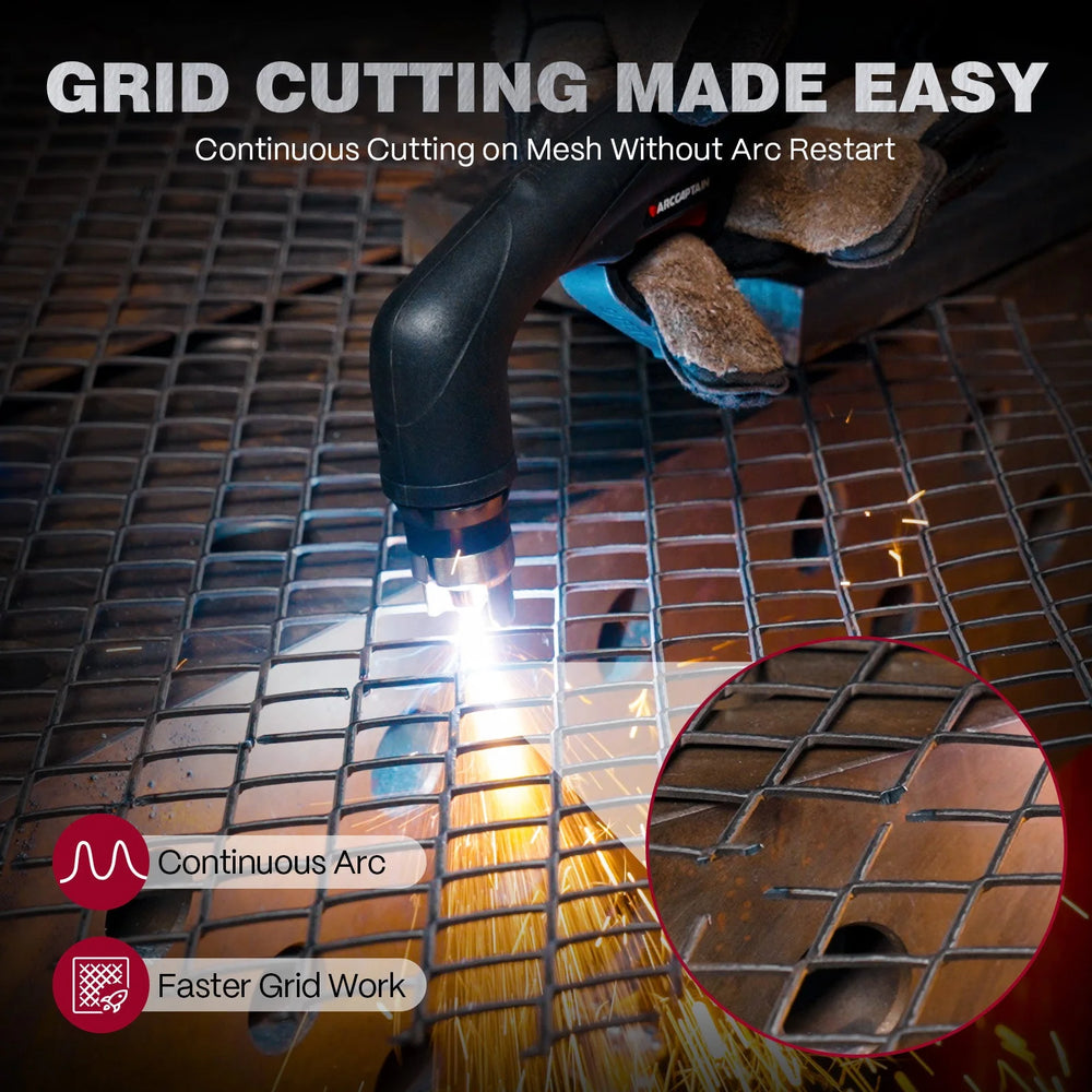 Arccaptain CUT55 MP Plasma Cutter Non-HF Pilot Arc 55 Amp 120V/240V New