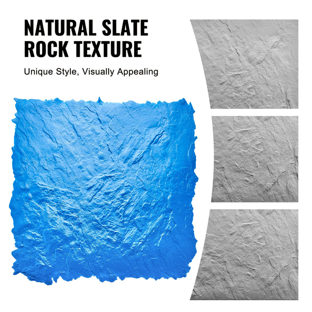 Vevor Concrete Stamping Mats 36" and 19.69" Wood-Like Pattern 4 PCS Polyurethane New